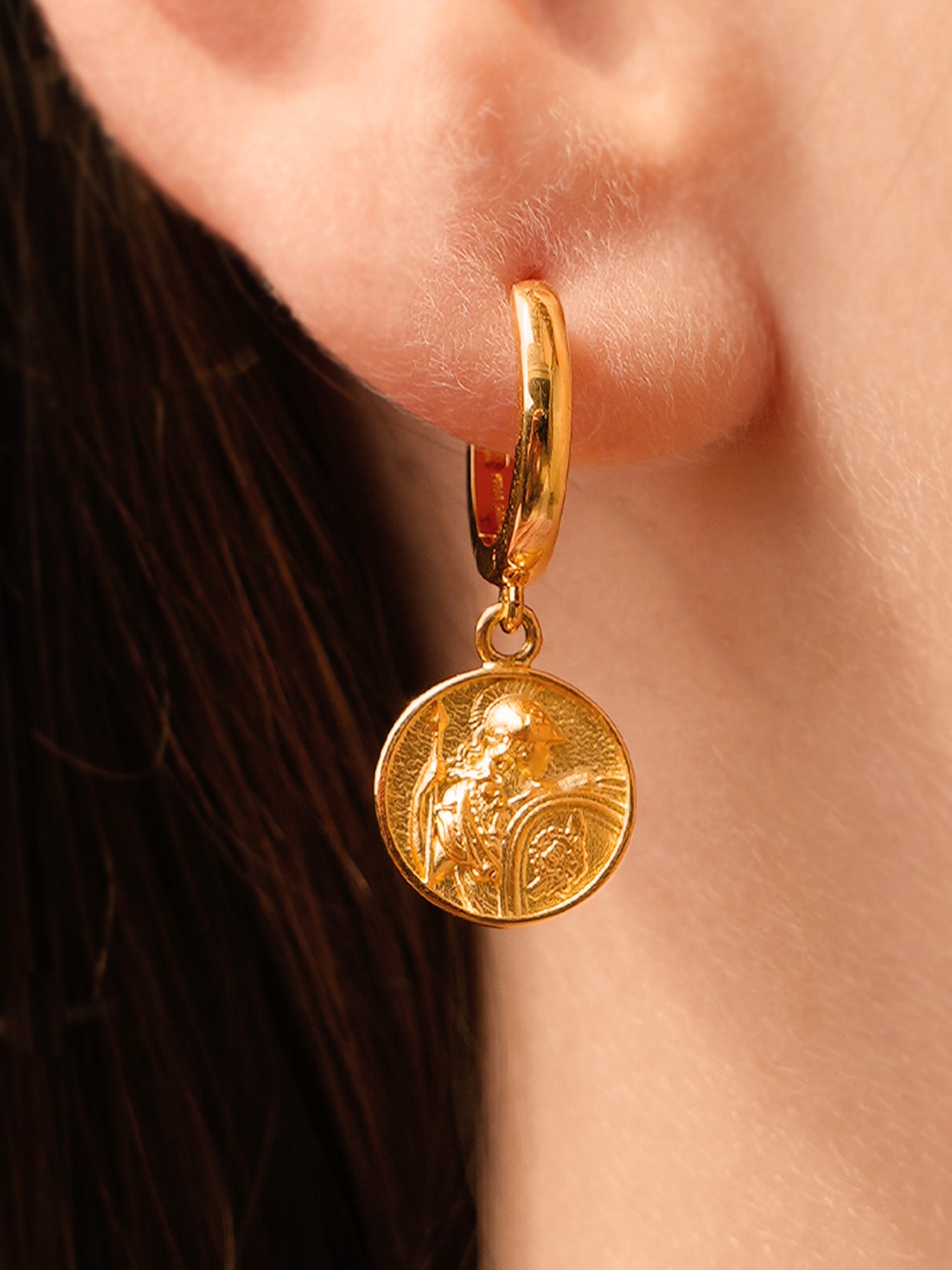 Athéna - Boucles d'oreilles - Vermeil