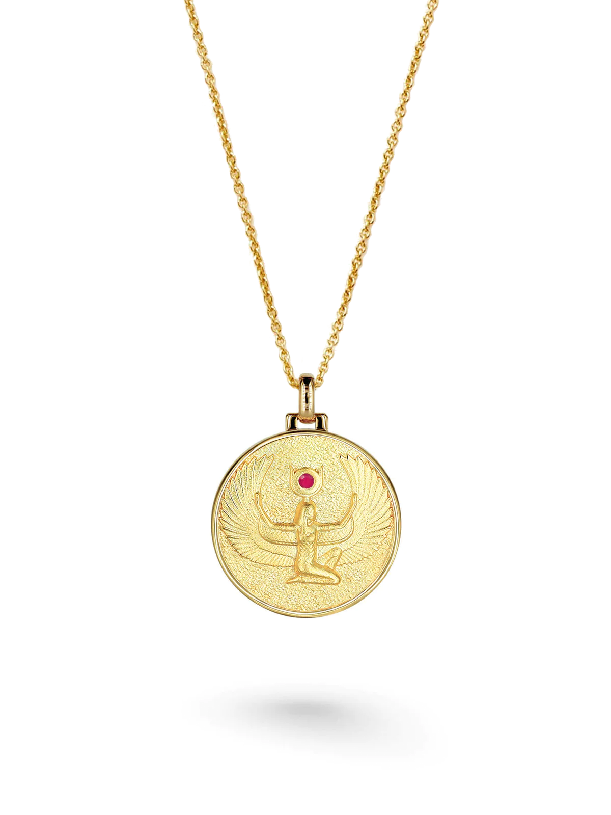 Isis Ruby - Collier - Vermeil