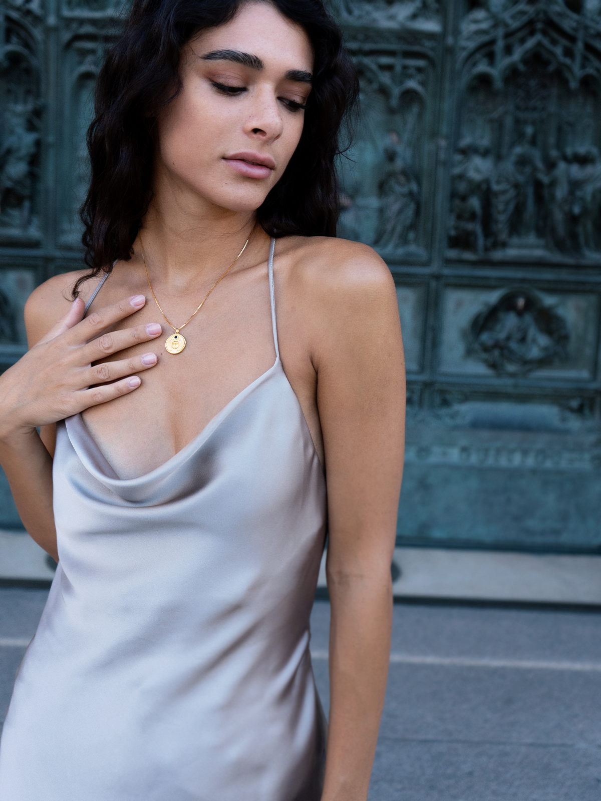 Scarabée Onyx - Collier - Vermeil