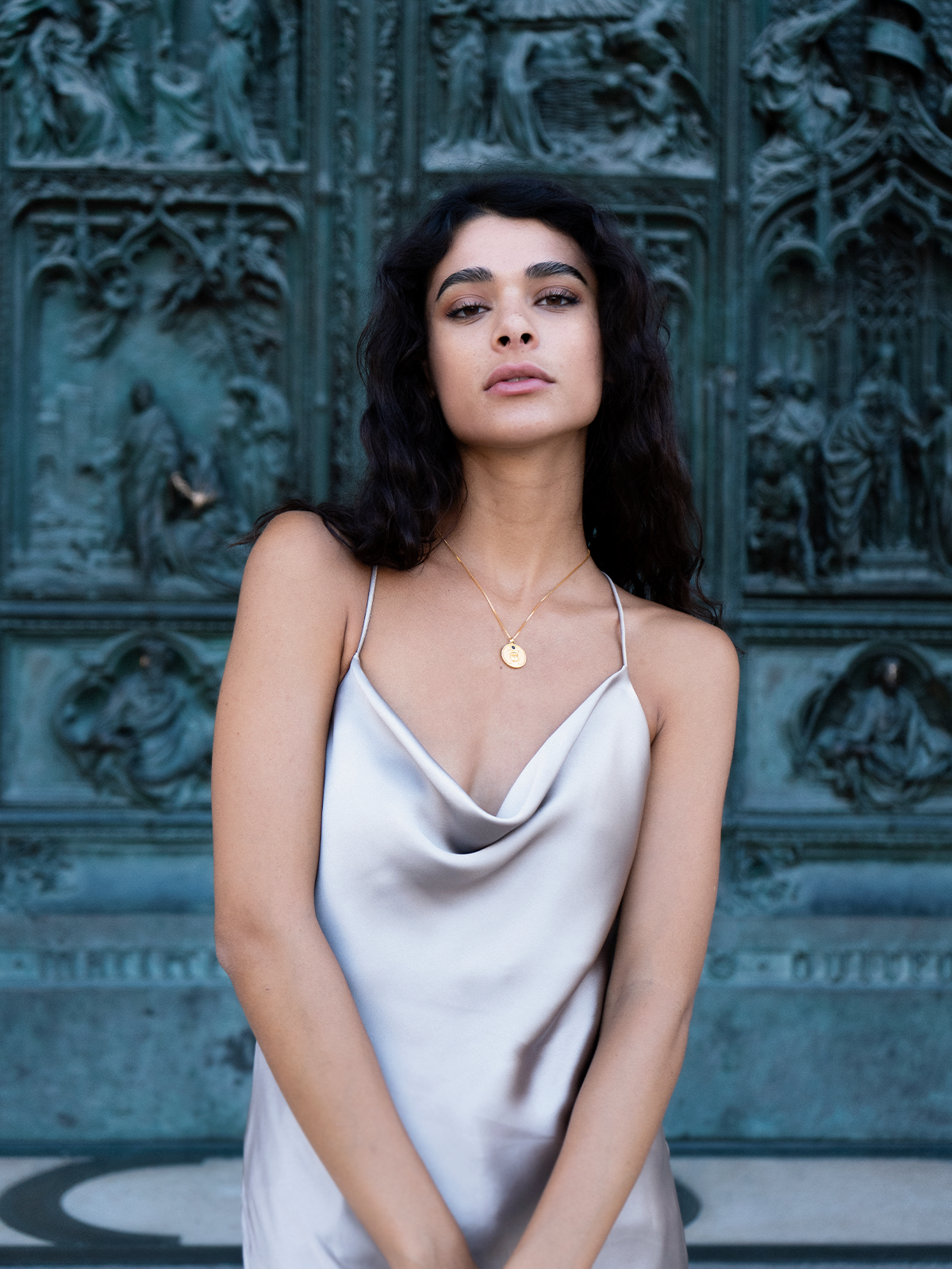 Scarabée Onyx - Collier - Vermeil