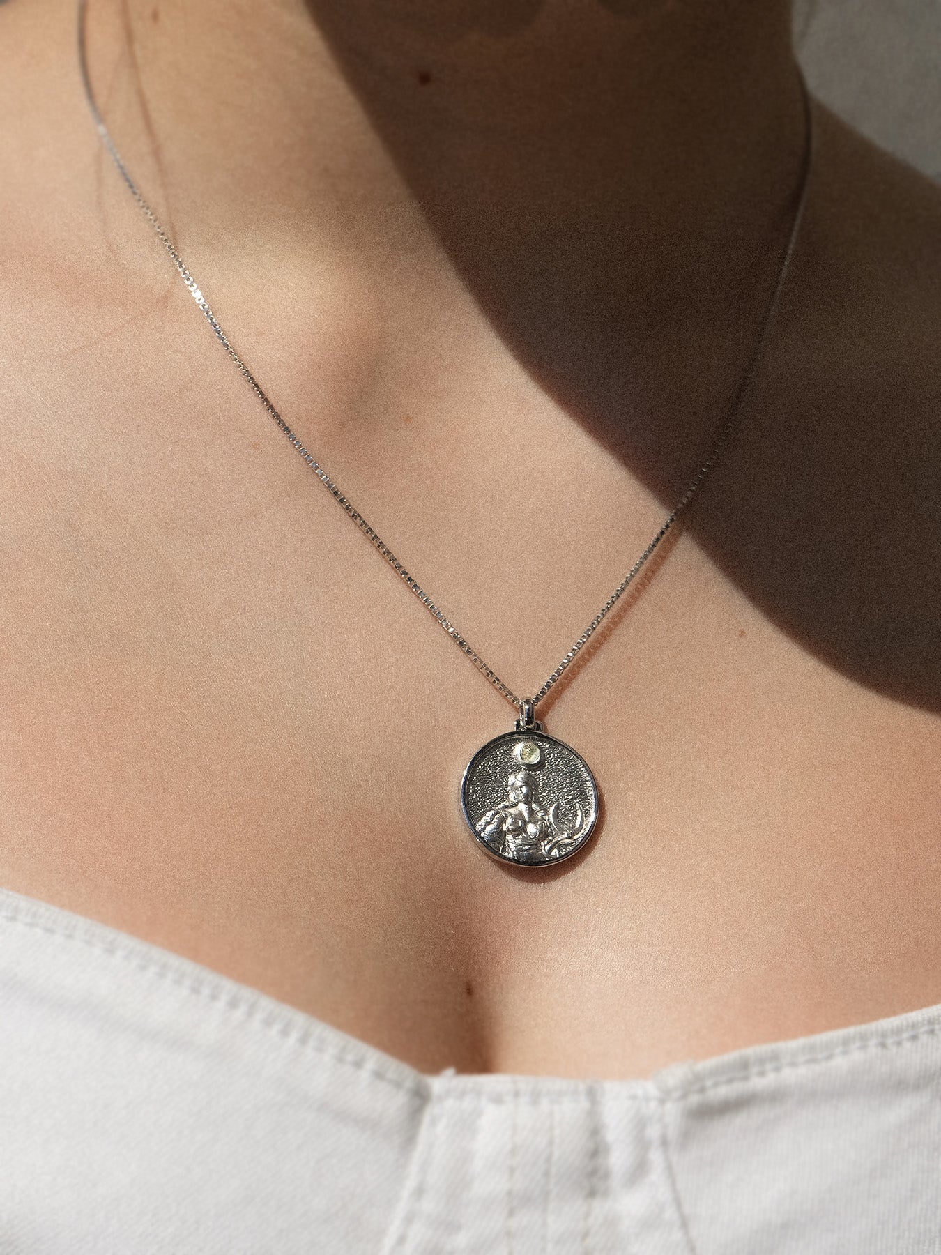 Selene - collier - argent