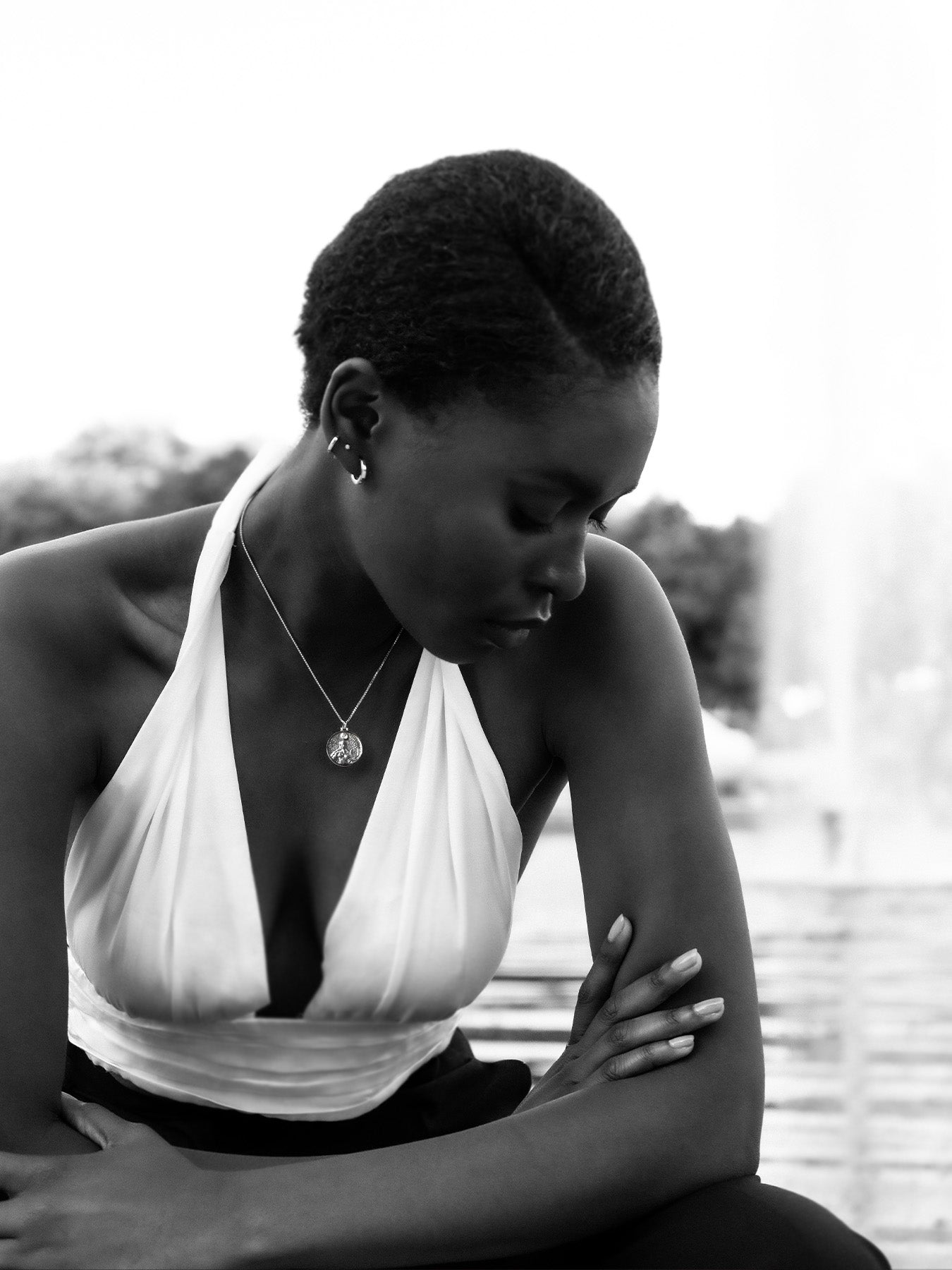 Selene - collier - argent