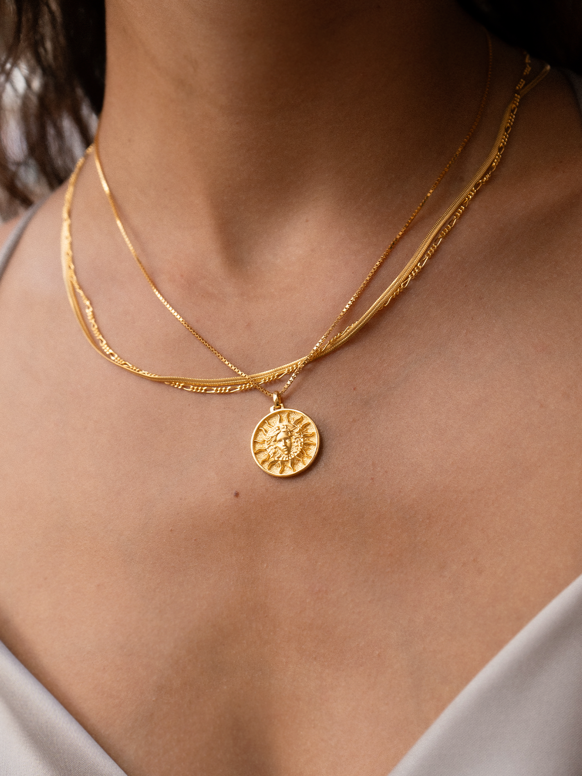 Sól - Collier - Vermeil
