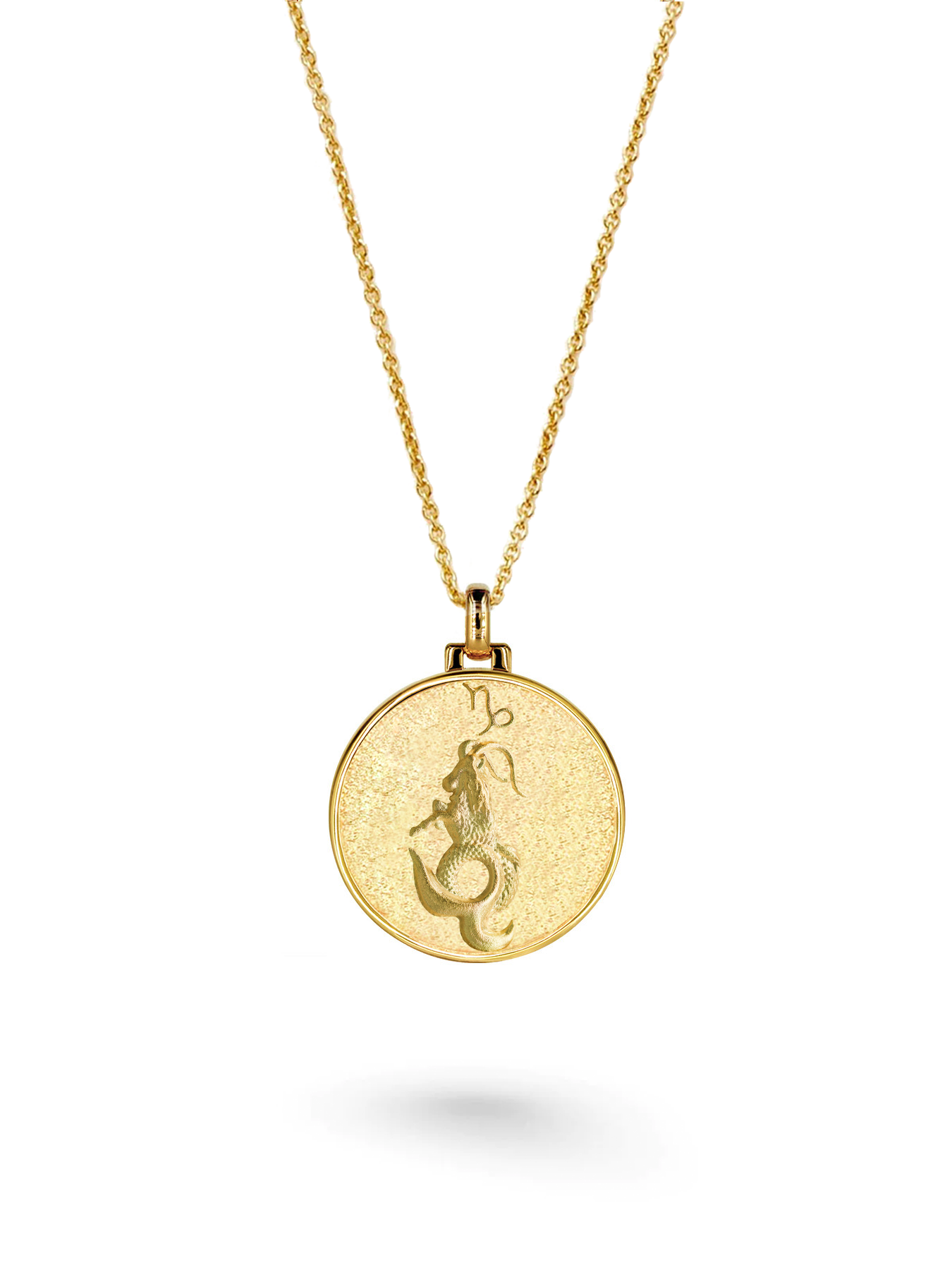 Steinbock - Halskette - Vermeil