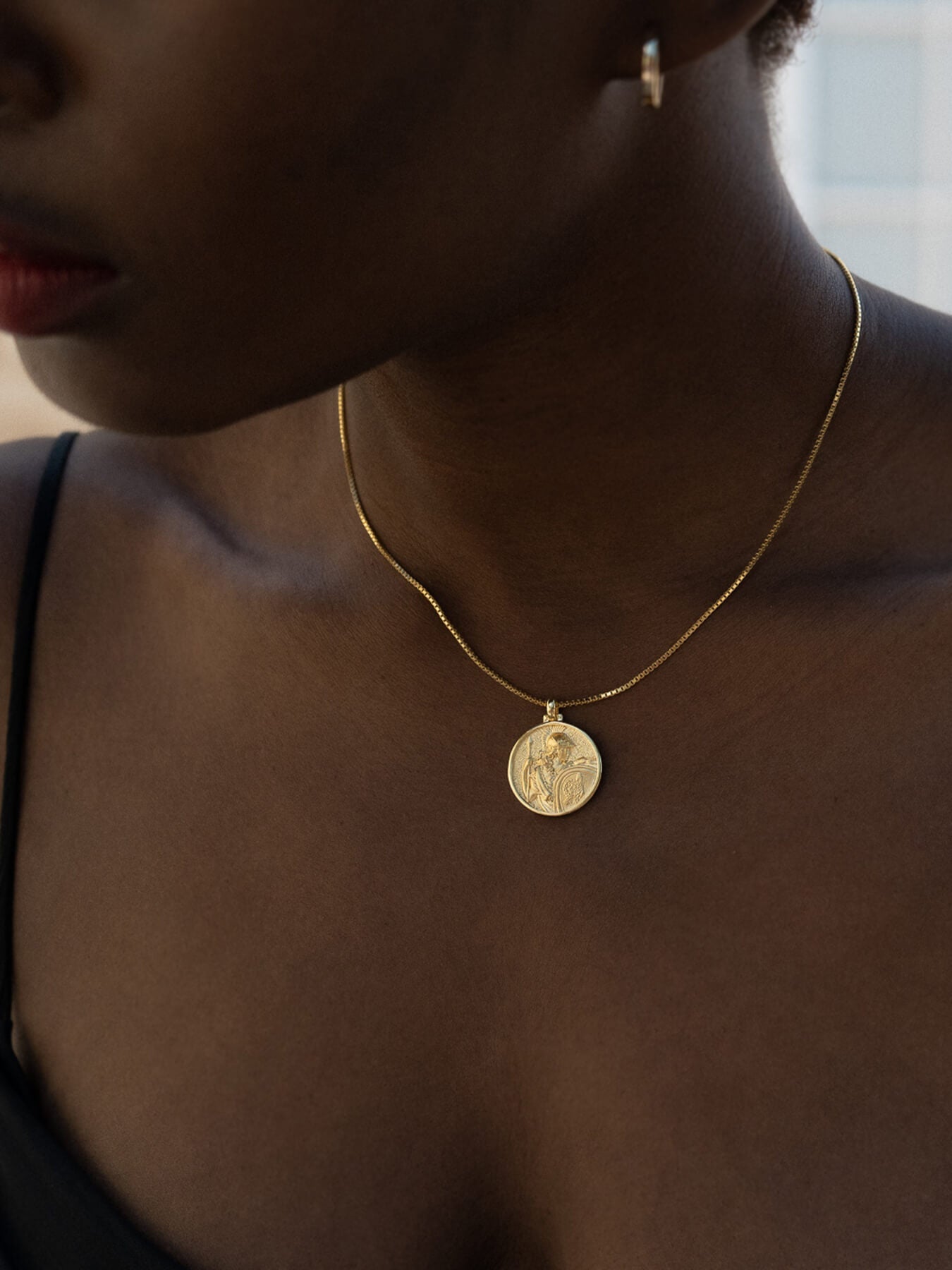 Athena - Collier - Solide - Or