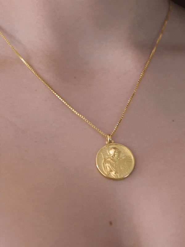 Athena - Collier - Solide - Or