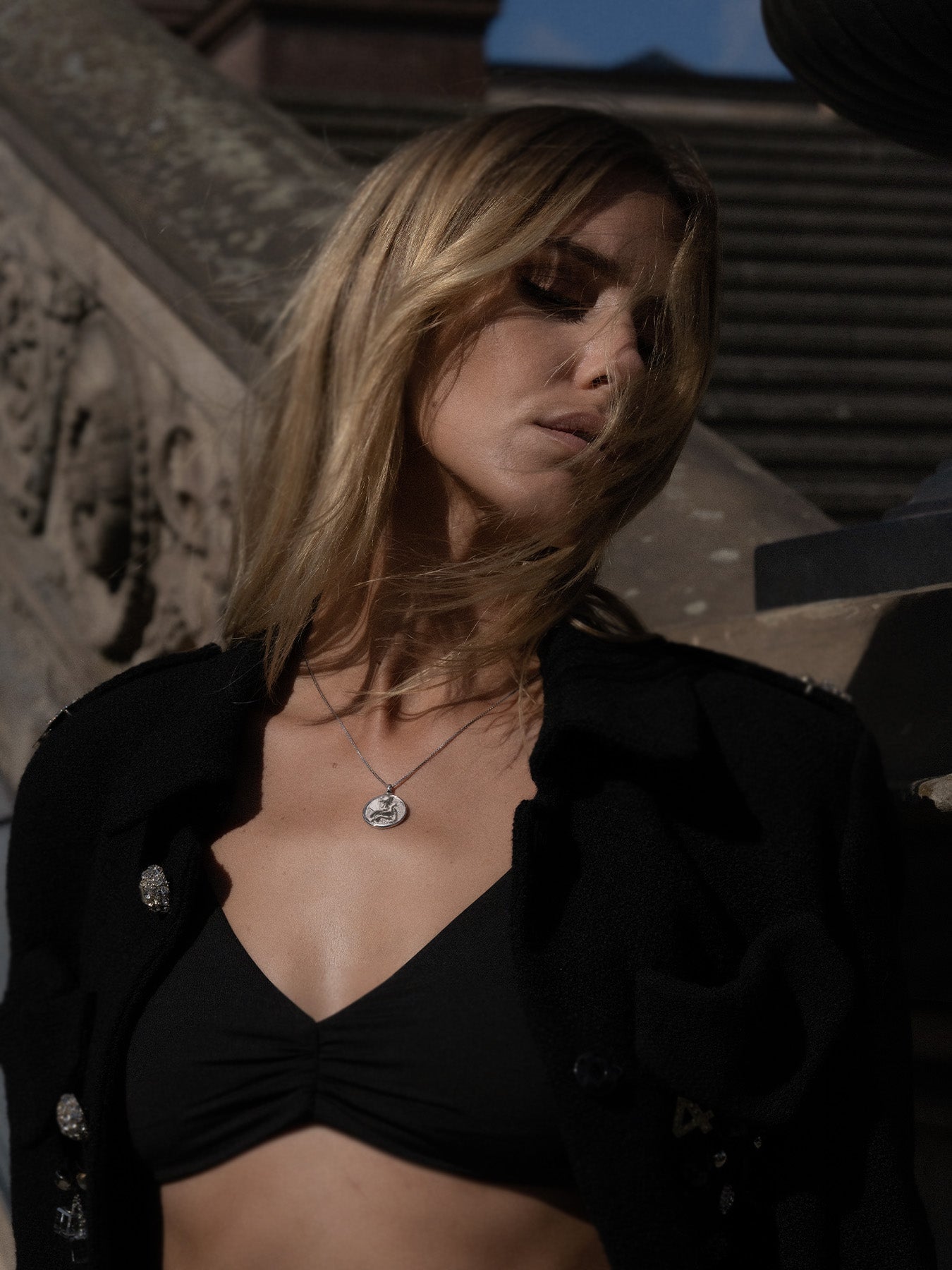Hera - necklace - silver