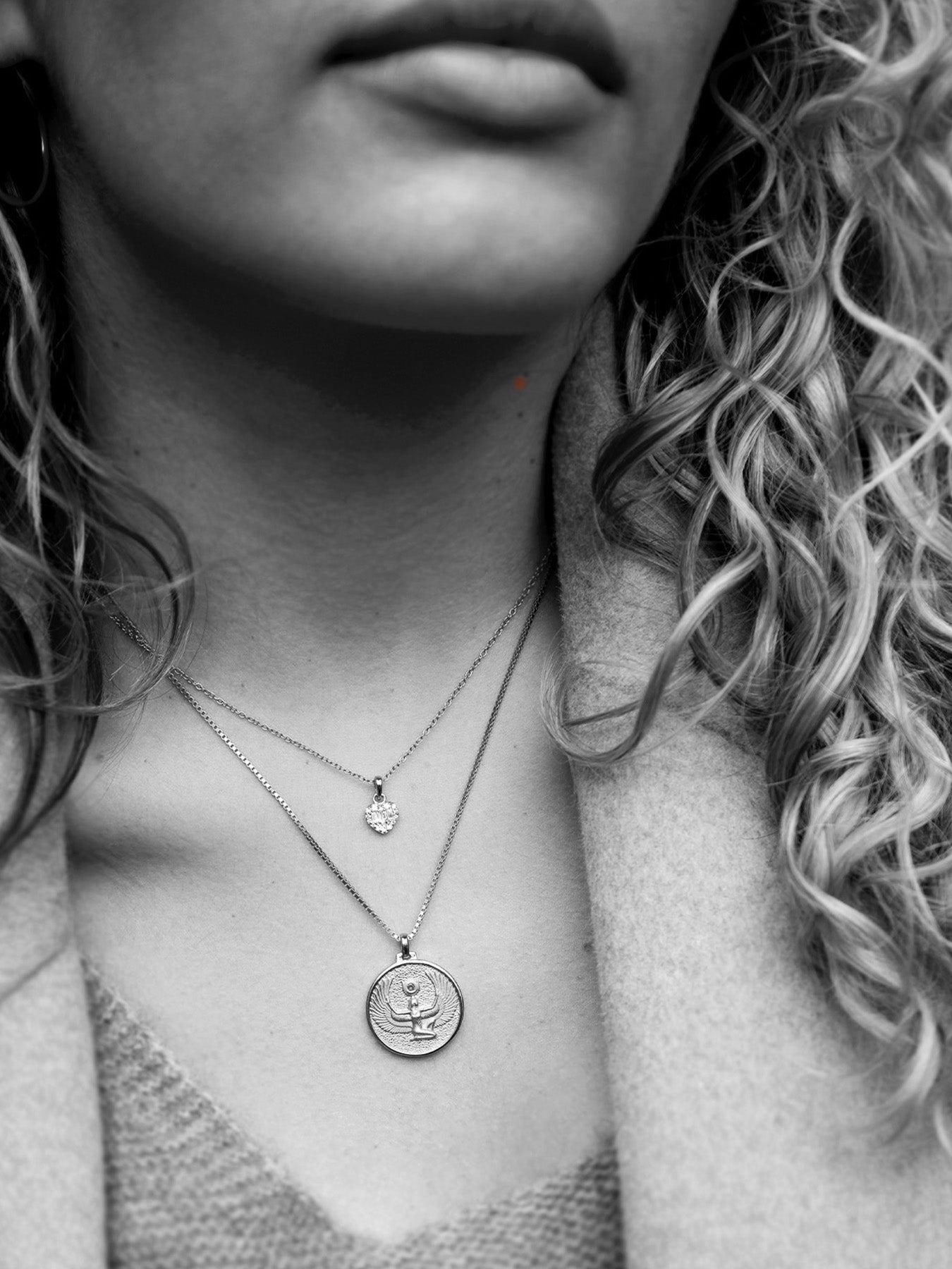 Isis Rubis - Collier - Argent