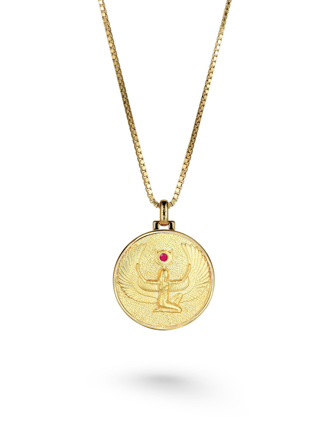 Isis Ruby - Collier - Vermeil