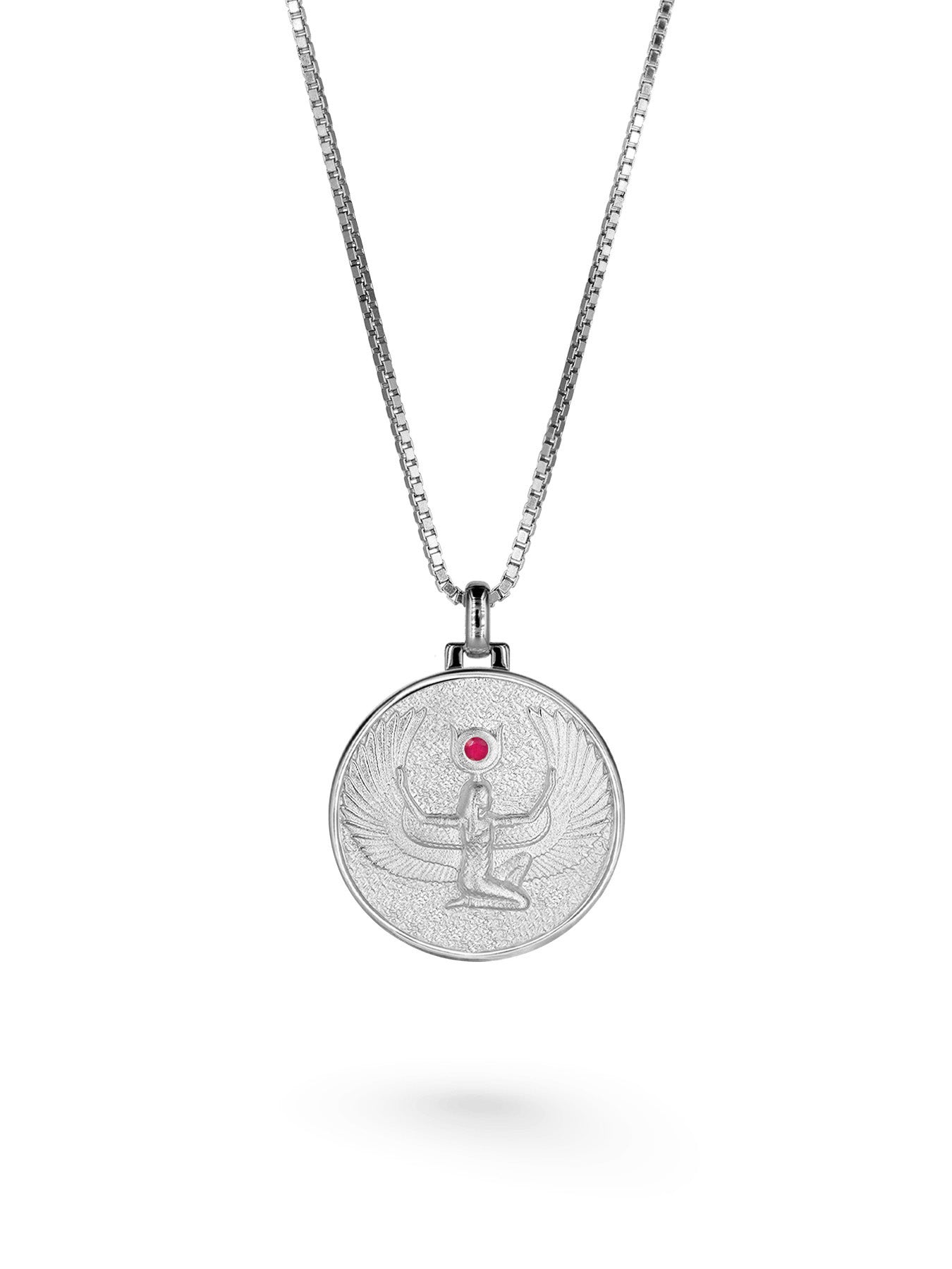 Isis Rubis - Collier - Argent