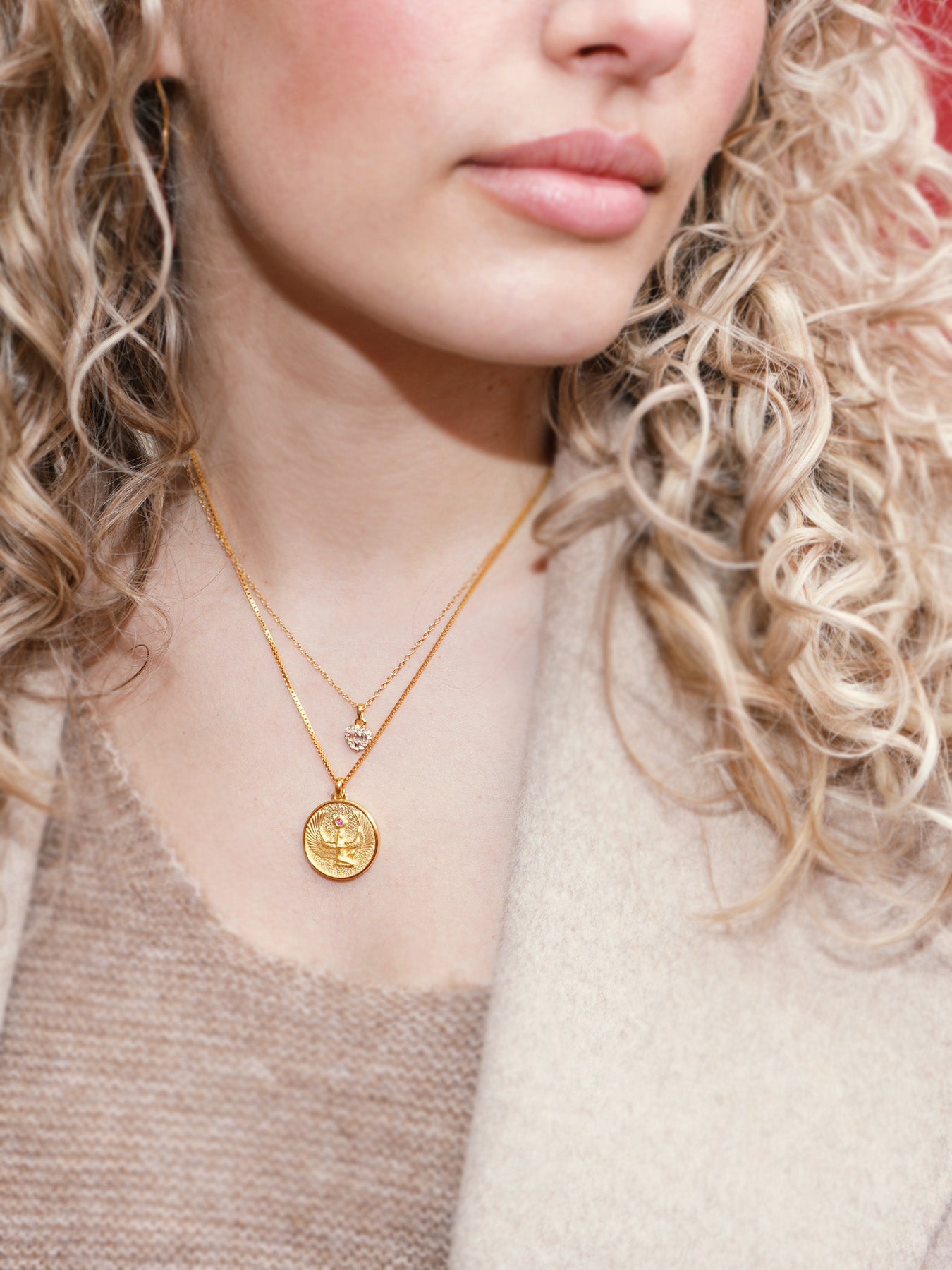 Topaz Heart - Necklace - Vermeil