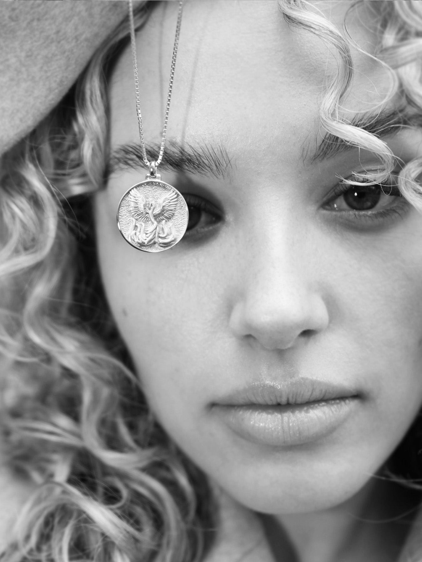 Phoenix - Collier - Argent
