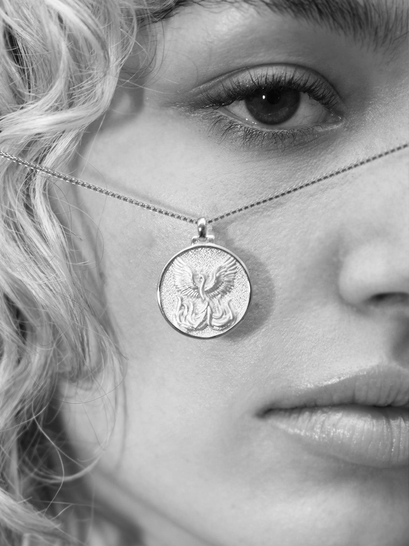 Phoenix - Collier - Argent