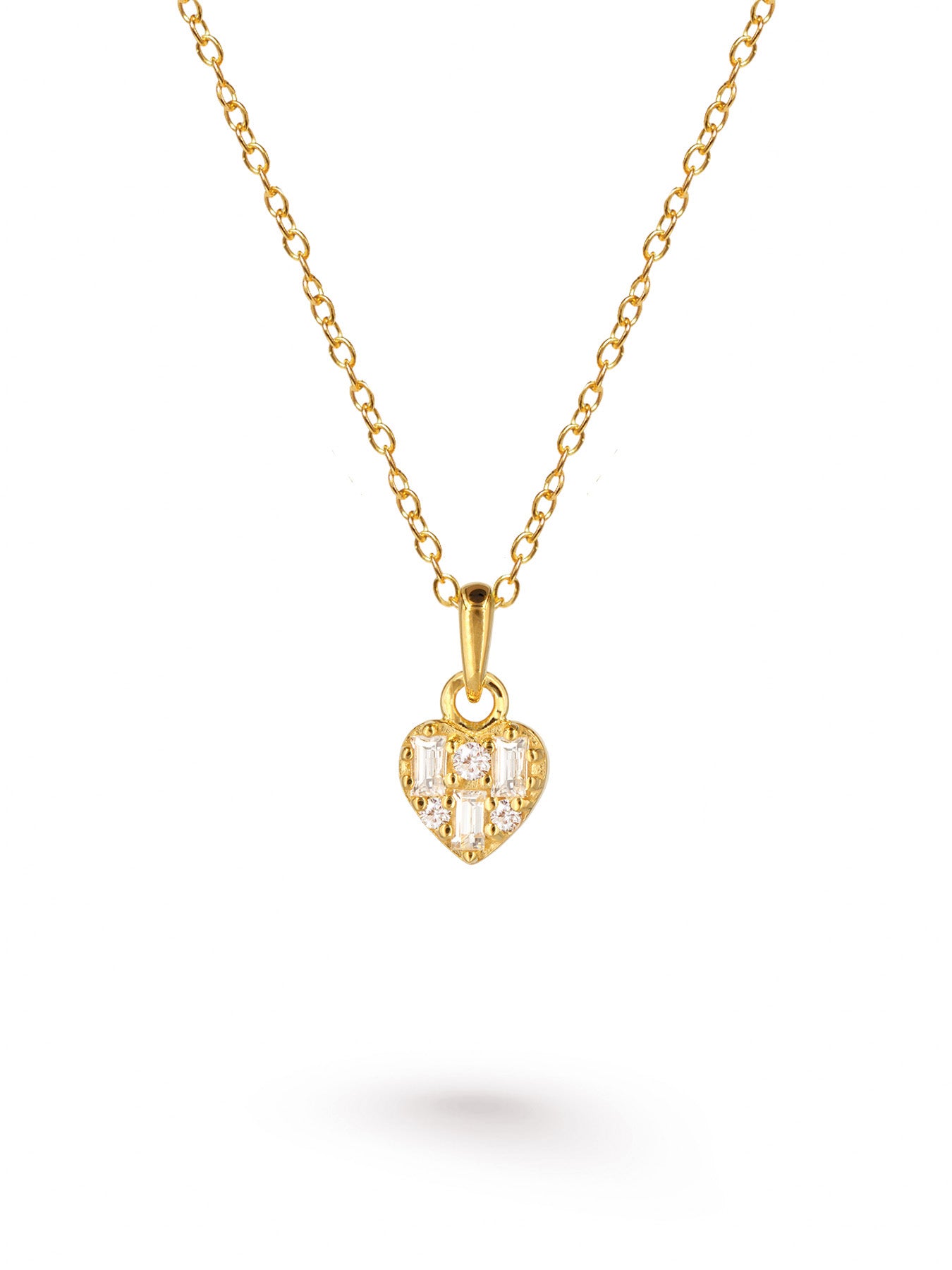 Topaz Heart - Necklace - Vermeil