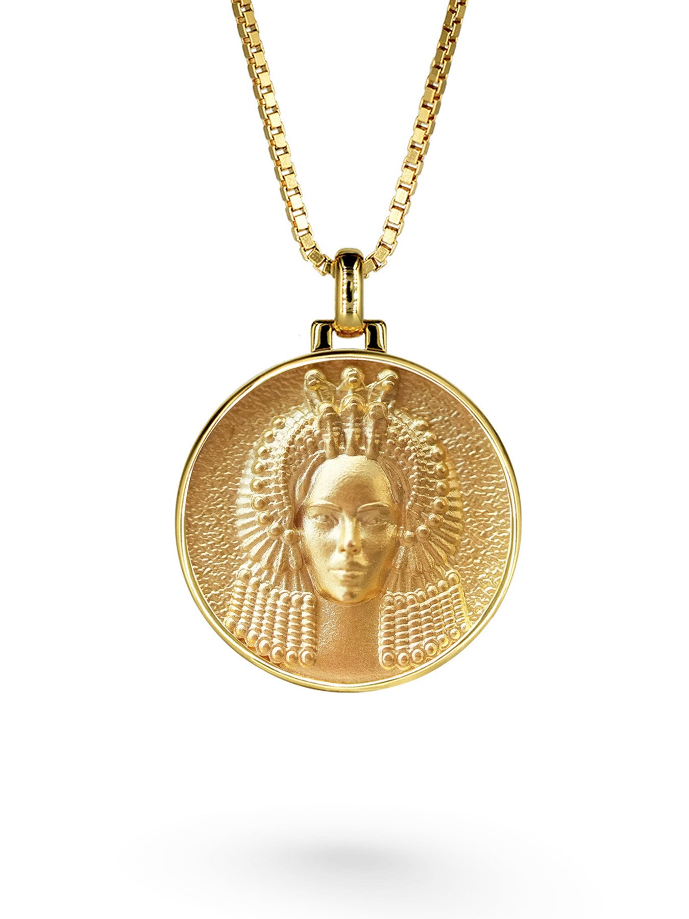 Cleopatra gold outlet pendant